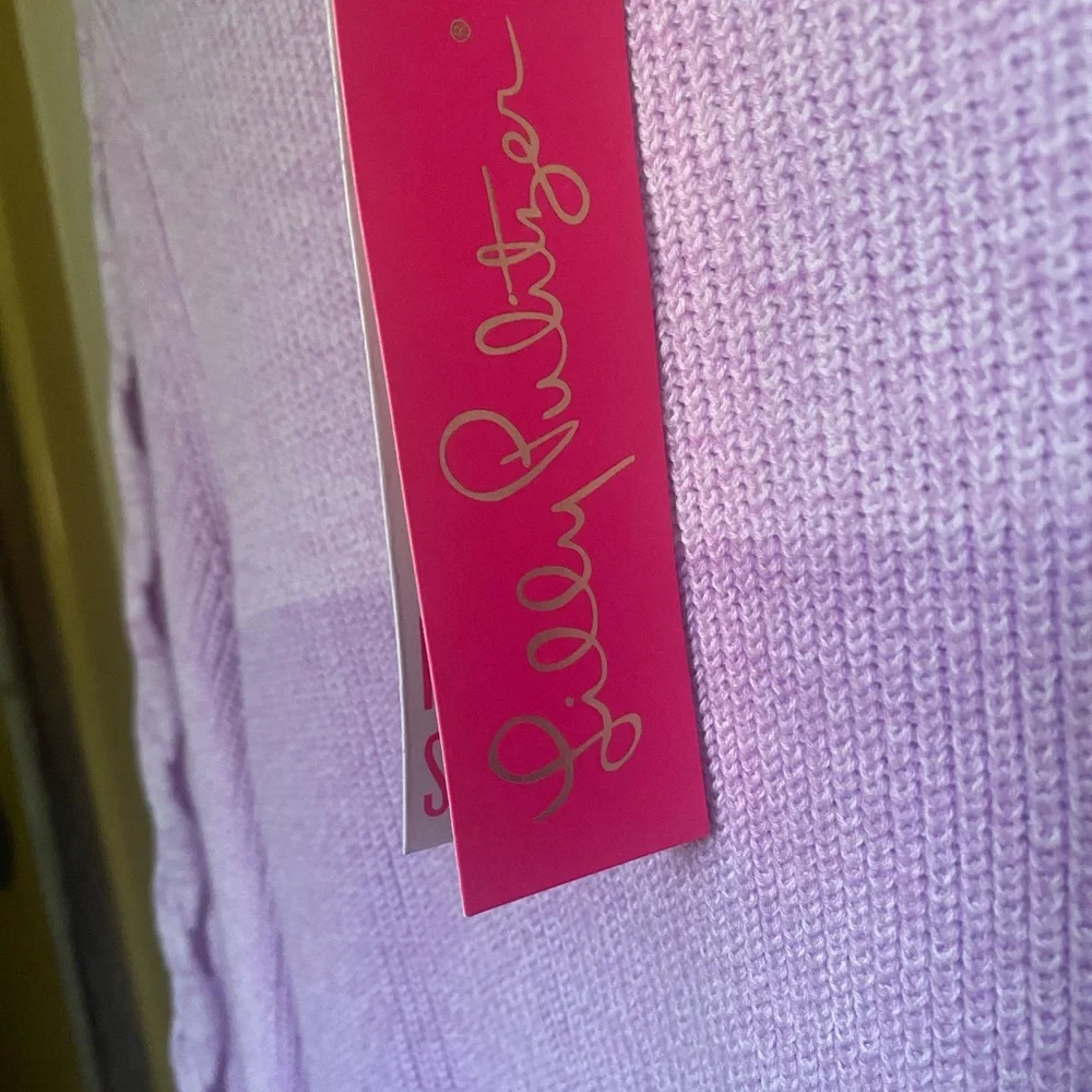 New Lilly Pulitzer Cortina Long Sleeve Sweater Periwinkle
Purple Ombre. Large - Picture 8 of 10